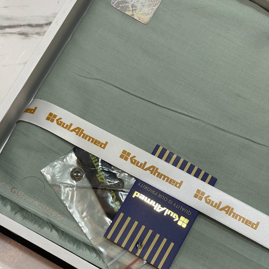 GulAhmed Men’s Gift Box – TEAL Unstitched Soft Cotton Suit (Copy)