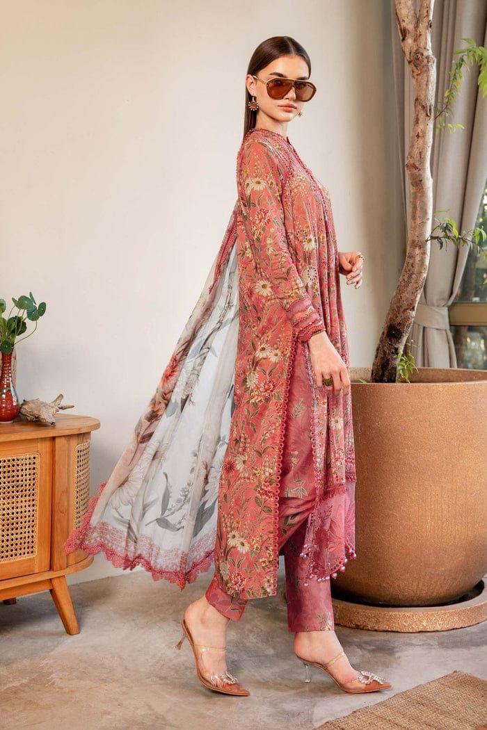 Maria.B UNSTITCHED 3 Piece Embroidered Lawn Suit | MPT250