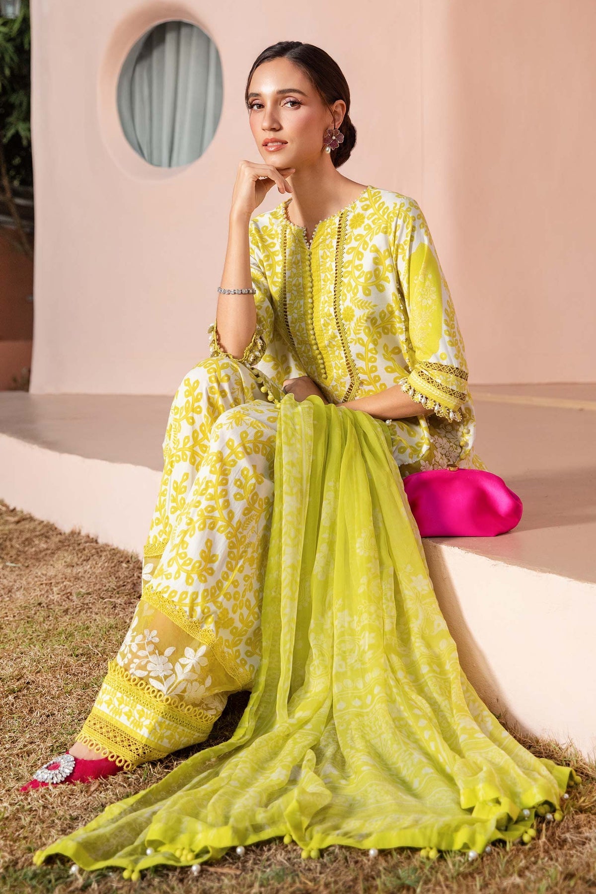 Maria.B UNSTITCHED 3 Piece Embroidered Lawn Suit | 4A