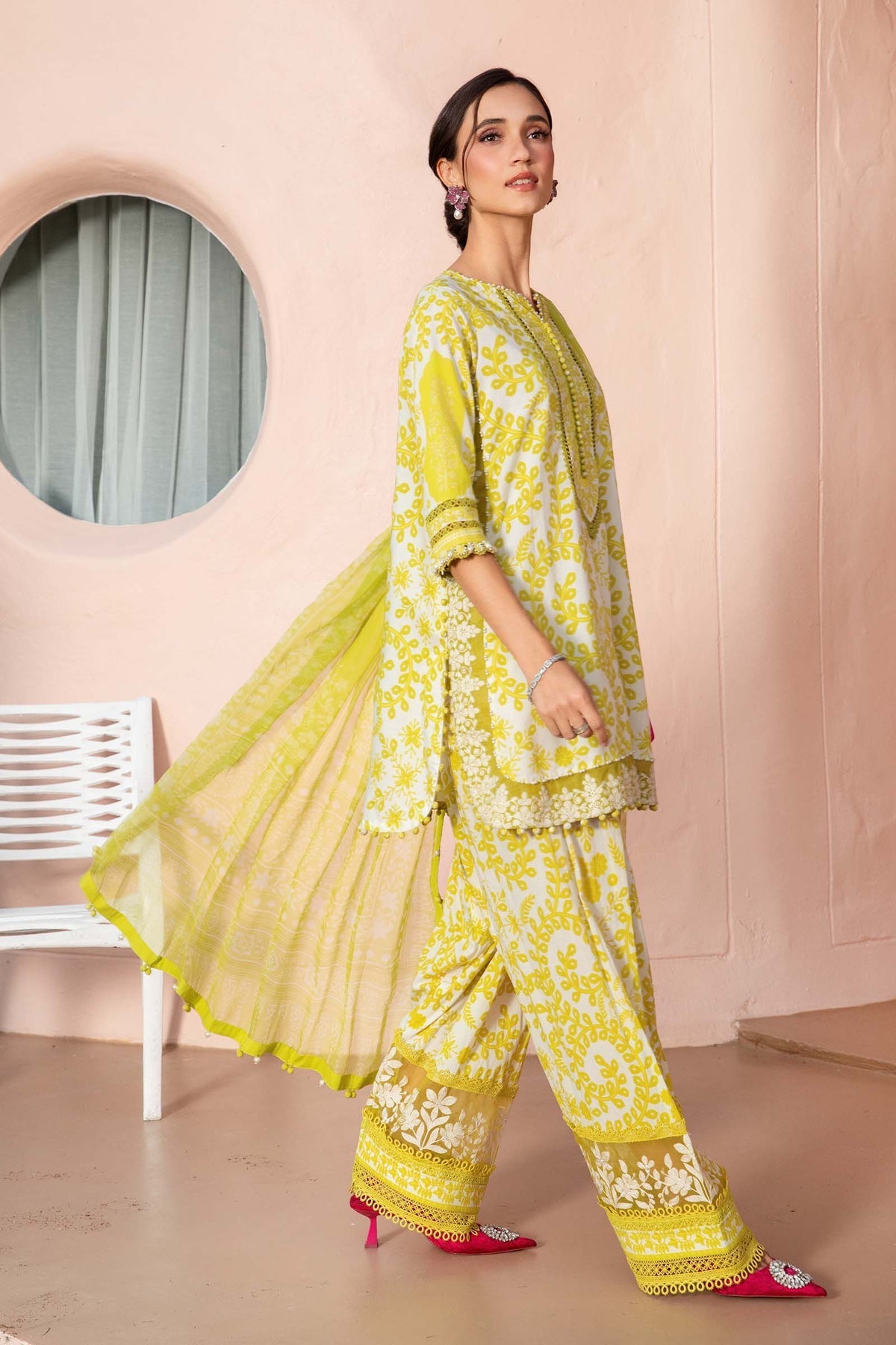 Maria.B UNSTITCHED 3 Piece Embroidered Lawn Suit | 4A