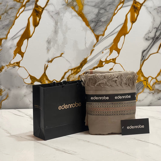 Edenrobe Winter Acrylic Shawl – TAN