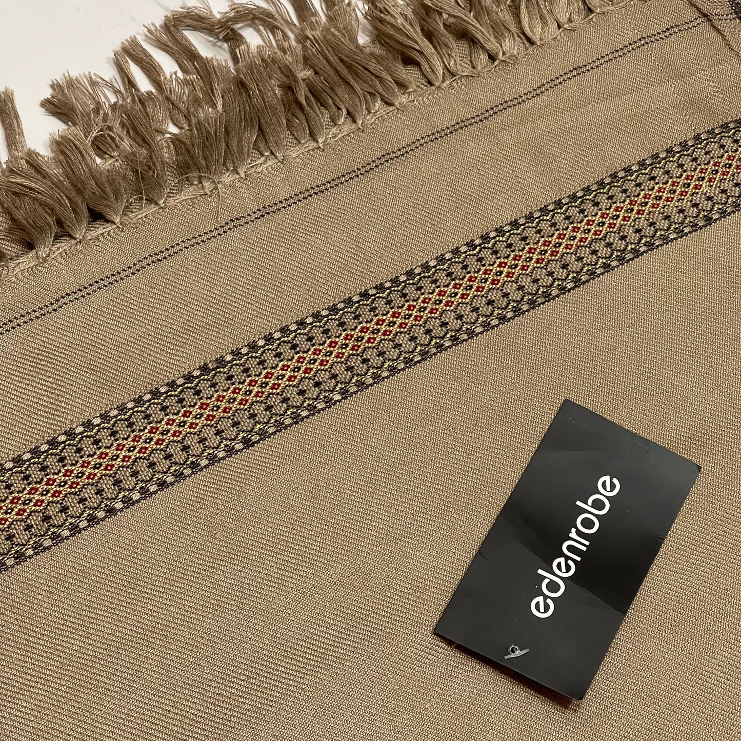 Edenrobe Winter Acrylic Shawl – CAMEL