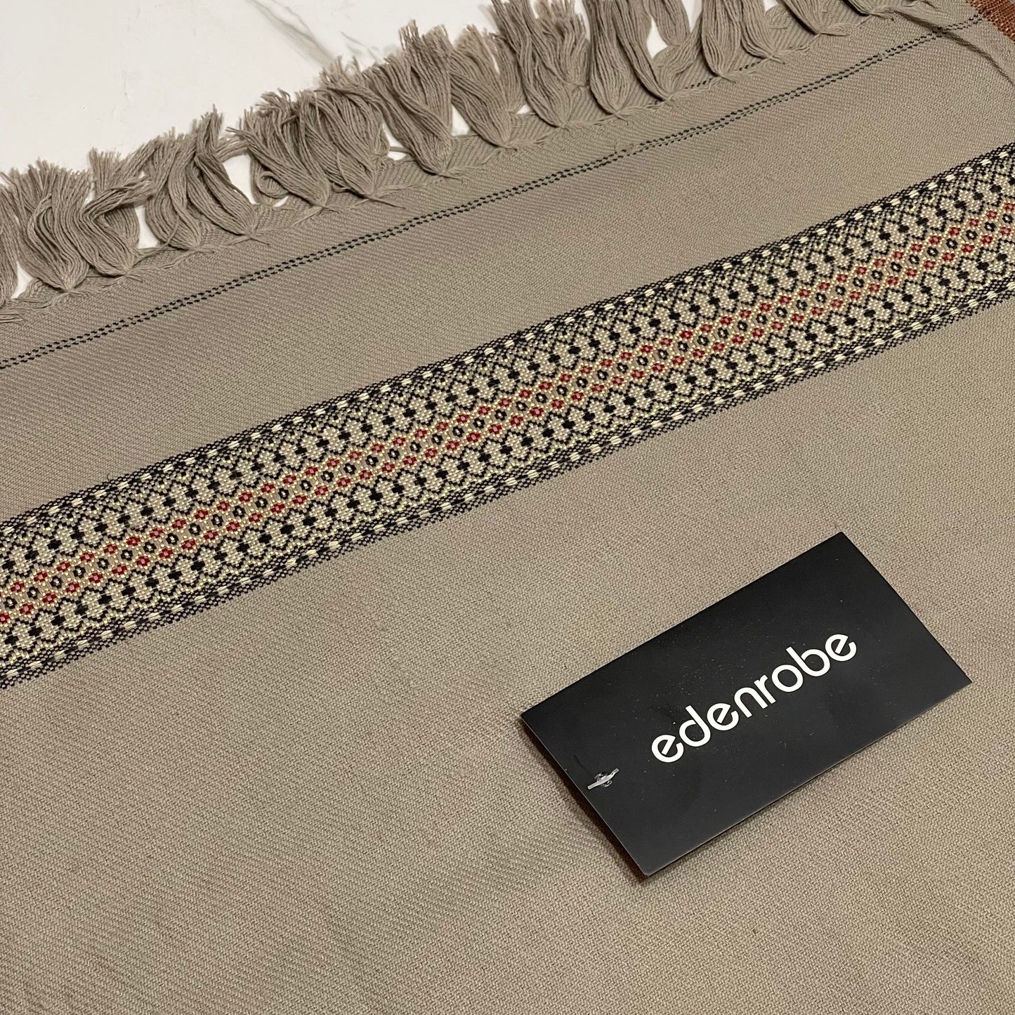 Edenrobe Winter Acrylic Shawl – TAN