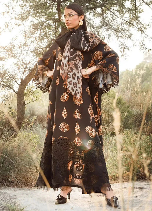 Maria.B UNSTITCHED 3 Piece Embroidered Lawn Suit | 10-B