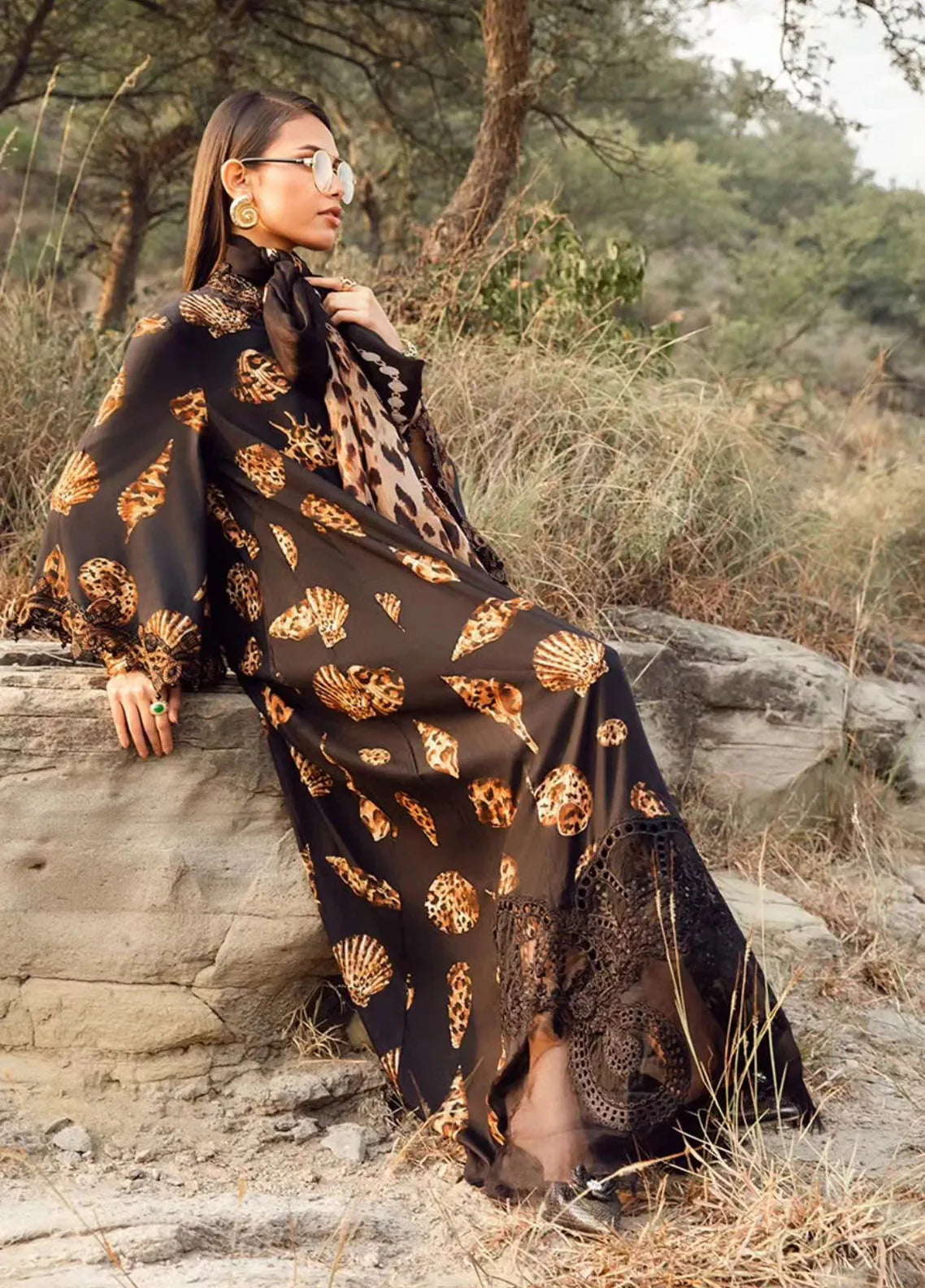 Maria.B UNSTITCHED 3 Piece Embroidered Lawn Suit | 10-B