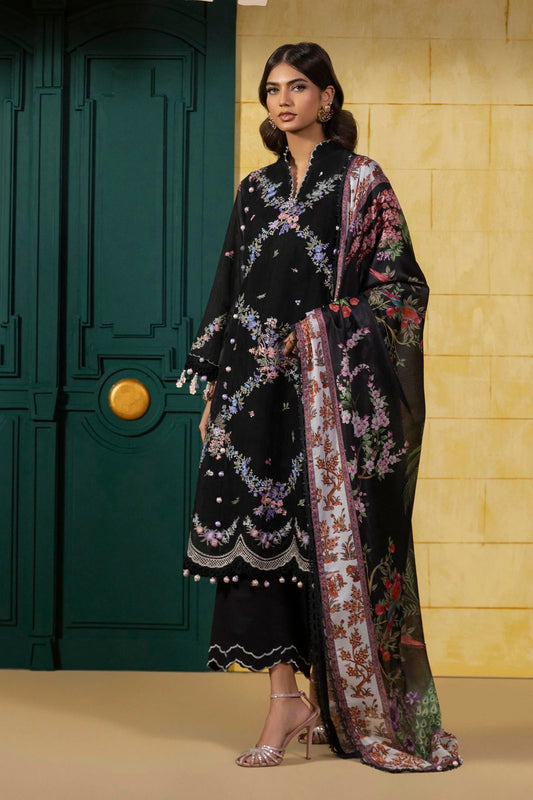 Sana Safinaz Winter Collection 3 Piece UNSTITCHED Suit - 2B