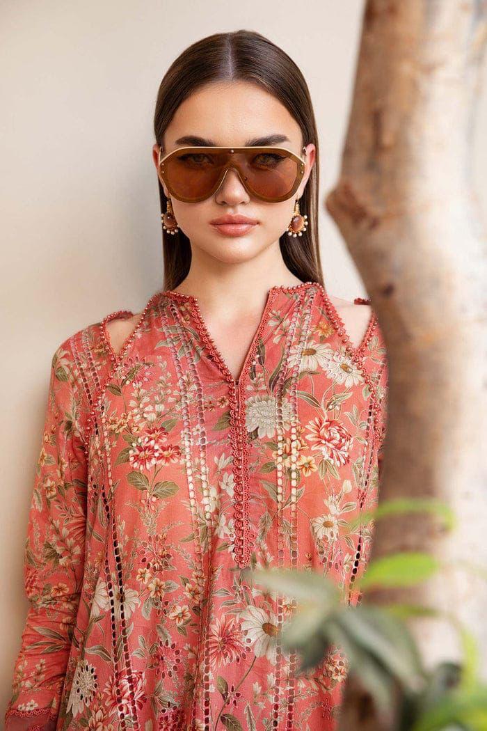 Maria.B UNSTITCHED 3 Piece Embroidered Lawn Suit | MPT250